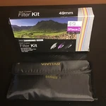 Vivitar 3-PIECE Multi-coated Glass Filter Kit (49MM Uv/fld/cpl). Fixed Price $10.25.