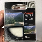 Canon 58MM Uv Haze Filter 7-5801-1 Genuine Oem Open Box, Unused. Fixed Price $14.95.