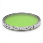 Kodak Yellow Green Color Filter FIII/32 -1L 2X 32MM Circular Screw-on. Fixed Price $21.39.