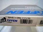 New Tiffen Series Round Glass Coral 2 Filter # S9CO3. Fixed Price $140.00.