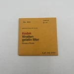 Kodak Wratten Gelatin Filter 75 Mm X No. 80C Blue Unsealed Cat 153 5707. Fixed Price $15.00.