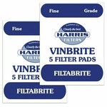 2X Harris Filtabrite Filter Pads 5-PACK Use With Vinbrite MK3 Kit. Fixed Price $25.85.