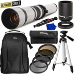 Ultimaxx 650-1300MM F/8 Super Zoom Lens For Nikon + Filter Kit Backpack. Fixed Price $143.99.