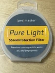 Promaster Pure Light 55MM Protection Filter - 69336. Fixed Price $34.99.