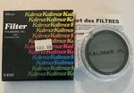 49MM Kalimar Lens Filter Polarlizing Pl New Old Store Stock Japan K-1050 Case. Fixed Price $15.00.