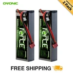 2X Ovonic Force 2S 6200MAH 50C 7.4V Hardcase Lipo Battery Deans 1/10 Car. Fixed Price $29.09.