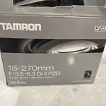 Tamron For Sony Camera Lens 18-270MM F3.5-6.3 Di Ii Pzd. Fixed Price $99.99.
