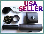 Kit Of 3! Chelsea Filter, Jewelers Loupe, Dichroscope. Gemological Tools. Fixed Price $58.58.