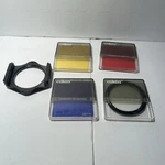 Oem Cokin Lot Series Filters Yellow Red Blue Star 8 A056 W/ Holder France. Fixed Price $44.99.