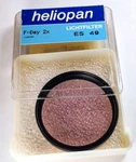 Heliopan 49MM ES-49 Fluorescent F-day 2X Coated Glass Lens Filter Daylight Fld. Fixed Price $29.99.