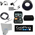 Wide Angle Lens + Hard Case External Lavalier Microphone For Gopro HERO4. Fixed Price $82.13.