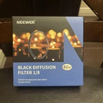 Neewer 82MM Black Diffusion 1/8 Dreamy Cinematic Effect Camera Ultra Slim Filter. Fixed Price $39.99.