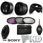 55MM Fisheye Macro Lens 2X Telephoto Zoom +hd Filters For Sony FDR-AX33. Fixed Price $89.84.