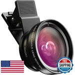 Miao Lab 2-IN-1 Phone Camera Lens Kit, 12.5X Macro + 0.45X Wide Angle (140 ) Cel. Fixed Price $40.33.