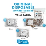Targard Original Disposable Cigarette Filters - 100 Piece Bulk Bag 3 Colors. Fixed Price $27.99.