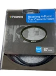 Polaroid Rotating 4-POINT Star Camera Filter PLFILST467 67MM. Fixed Price $8.09.