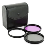 72MM Multi-coated 3 Piece Filter Kit Uv, Cpl, Fld New. Fixed Price $14.44.