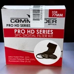 Commander Optics 77MM Pro Hd Filter Kit Uv Cpl Fld 3PC Digital Lens Set New. Fixed Price $12.90.