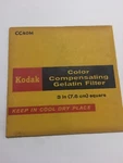 Kodak CC40M Color Compensating Filter, X 75MM, Gelatin Wratten Nos. Fixed Price $12.40.