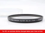 Fujifilm Fujica Center Filter ND-2X 77MM For G617 From Japan Near Mint. Fixed Price $659.99.