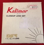 Kalimar (67MM) Close-up Lens Set +1 +2 +4 K-1146 Photo Camera. Fixed Price $14.99.