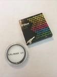 Kalimar 52MM Uv - Ultra Violet Filter With Carrying Case / Open Box. Fixed Price $5.99.