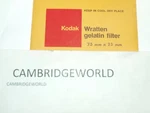 Kodak Wratten CC30Y Gelatin 75MMX75MM 3X3" Filter 149 6793 New Sealed Unit. Fixed Price $29.99.