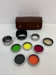 Rolleinar 2 Closeup Lens Kit Hood 5 X Color Filters Heidosmat Rolleipol W/case. Fixed Price $220.50.