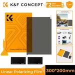 K&f Concept High Contrast Linear Polarizing Film A4 Sheets Optical 300 * 200MM. Fixed Price $21.99.
