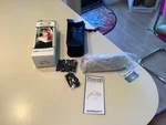 Jonathan Paul Fitovers Eyewear Large Teal Zebra & Gray QL005 Polarvue New Box. Fixed Price $52.99.