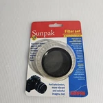 Sunpak Filter Set 58MM Ultraviolet & Polarizer For Canon Dslr. Fixed Price $8.75.