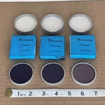 Vtg Harrison Duraline #4 Vii Drop Filter W Cases Purple C.60B C.50B C.30B. Fixed Price $39.99.