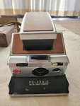 Vintage Polaroid SX-70 Original Chrome Instant Camera W/ Leather Case. Fixed Price $1349.00.