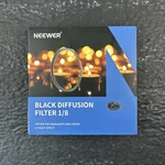 Neewer 82MM Black Diffusion 1/8 Special Foggy Effect Filter. Fixed Price $19.99.