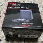 Ritz Gear Pro Series Hd 58MM 3-PC Digital Filter Set. Fixed Price $7.00.
