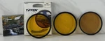 (lot Of 3) 77MM Filters: (2) Tiffen Deep Yellow 15, (1) Formatt Whiskey Std. Fixed Price $34.99.